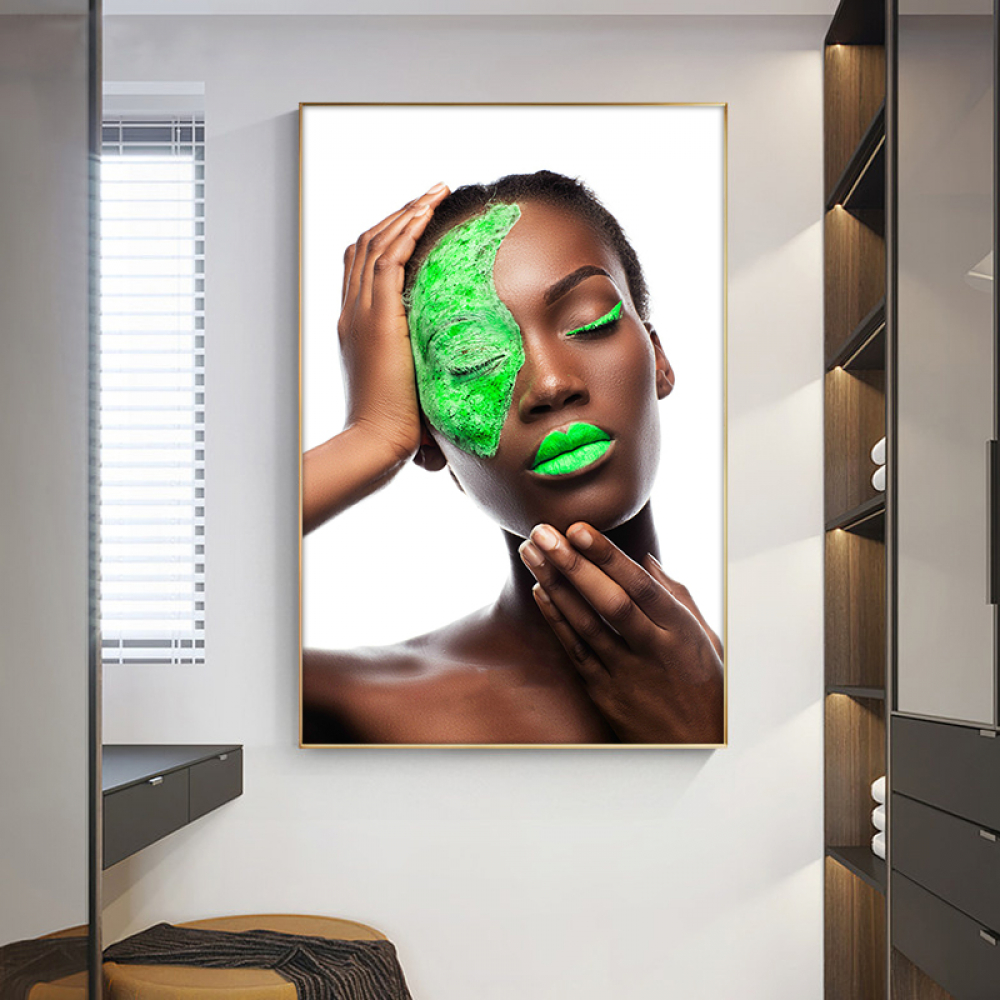 afroartuk's tweet photo. #afroart Partially Green Portrait https://t.co/I8bEY5zZL5 https://t.co/EqQ8gx3KxQ