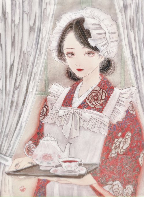 「tea set」 illustration images(Latest)