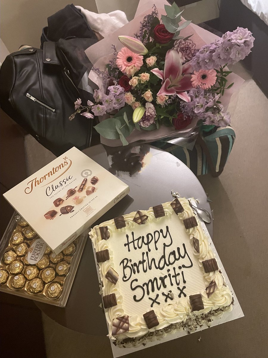 mandhana_smriti's tweet photo. I can’t thank you enough for all the amazing and incredible wishes! They mean a lot to me and they made my birthday even more special!😇 https://t.co/jDnySxtioC