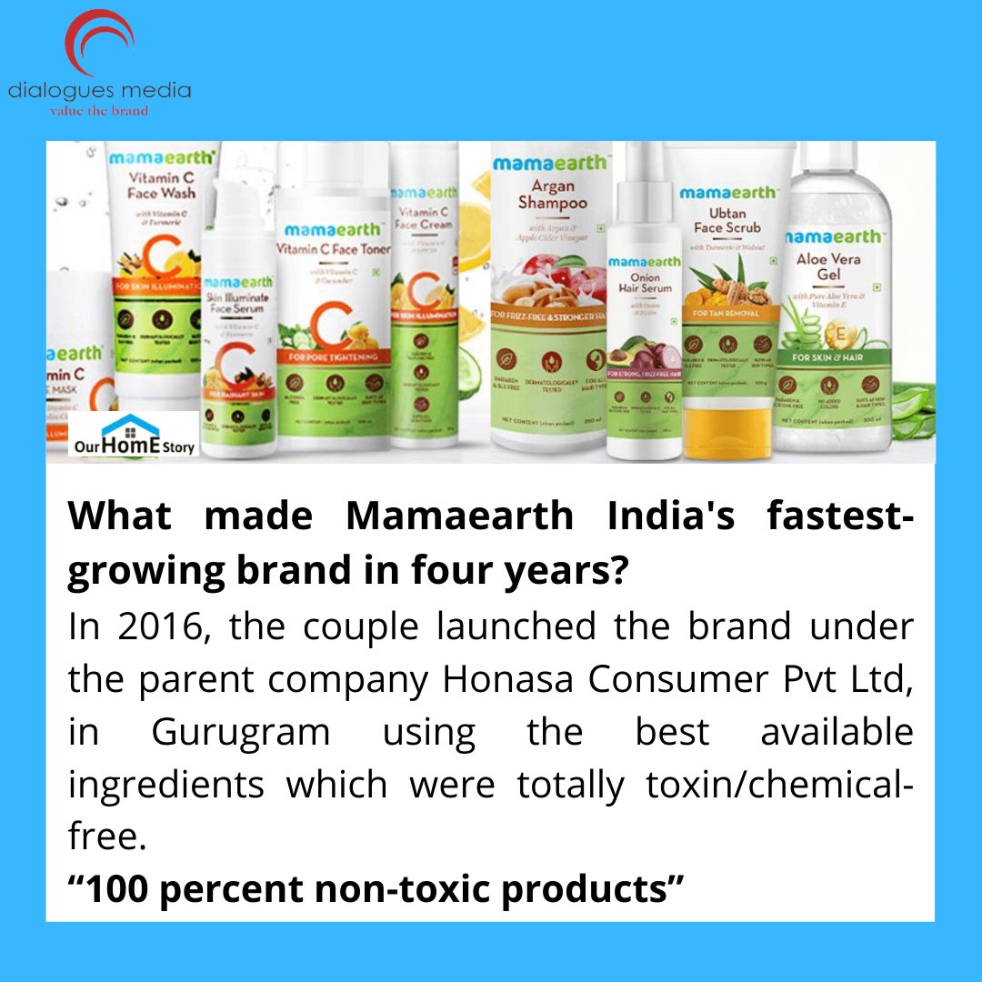 DialoguesMedia's tweet photo. The Parents who become #entrepreneur - Varun and Ghazal. And create a #successful #brand. Read the journey of #mamaearth 

#buisnessman #product #branding #startup https://t.co/z96V4xyVLB