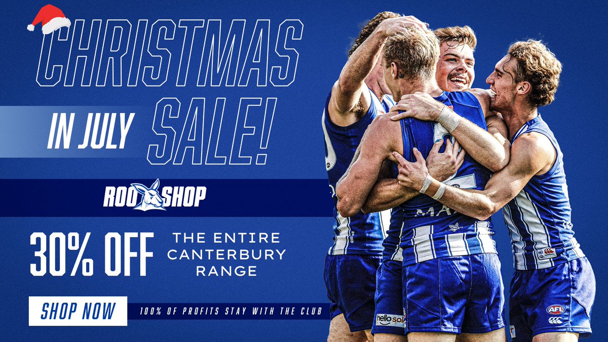 Save 30% on the entire Canterbury range with our Christmas in July sale! 

🛒shop.nmfc.com.au/christmas-in-j…