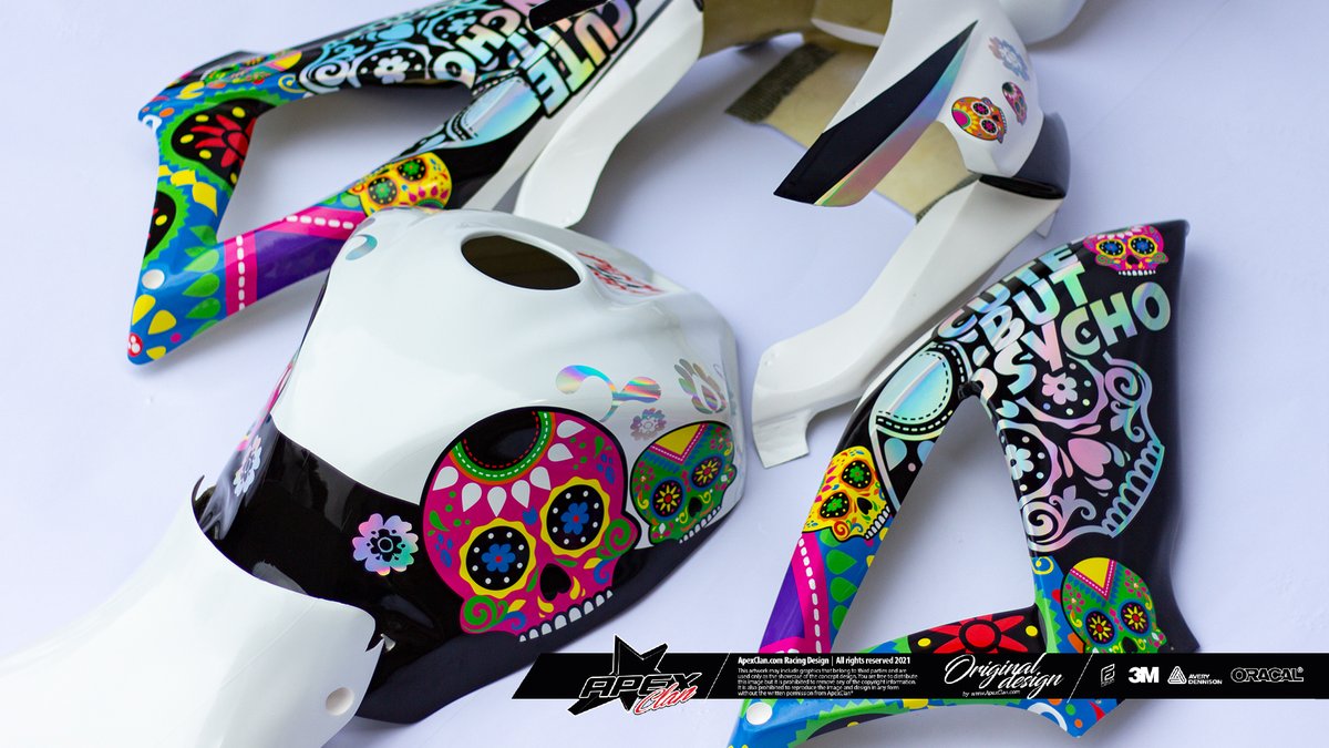 ApexClanDesign's tweet photo. #Wisienka vel #CuteButPsycho  gets  completely personalized fairings for her SUZUKI. A new look, but absolutely well-known style of hers :)
Like it? https://t.co/Bwoesz8cVU