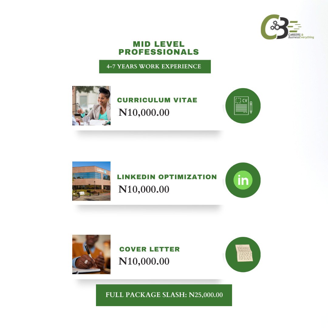 cb_evrtn's tweet photo. Your CV is your number one marketing tool; let us make it work for you.

Our CV experts will turn your CV into a professional story that will get you noticed by employers and the Applicant Tracking System (ATS)

Reach out to us today 📱 https://t.co/lflxso6f3e