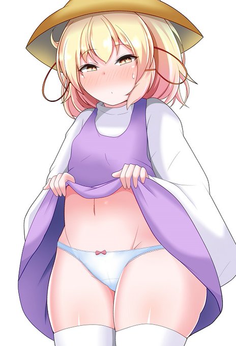 恥じらいながら見せてくれる諏訪子様
#東方 #東方project #洩矢諏訪子 