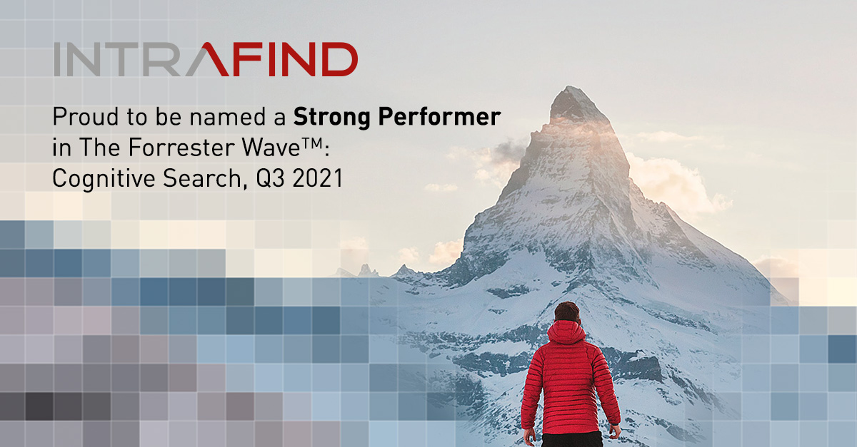 IntraFind wird als „Strong Performer“ im aktuellen Report „The Forrester Wave™: Cognitive Search, Q3 2021“ bewertet. Dies ist das erste Mal, dass IntraFind in diesem Report gelistet wird. Mehr Infos unter:
intrafind.com/de/news/unabha…