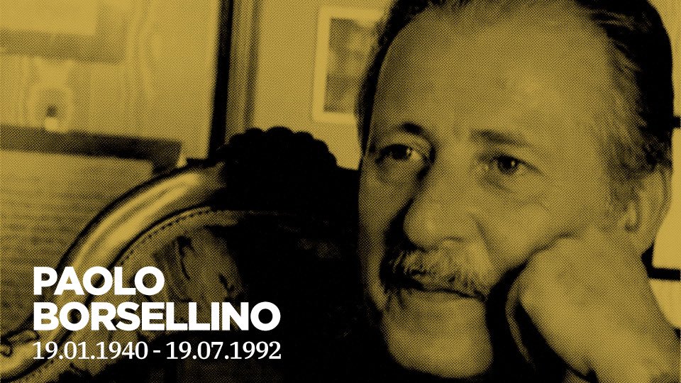 nzingaretti's tweet photo. Il 19 luglio 1992 il giudice Paolo #Borsellino fu assassinato e con lui i cinque agenti della scorta, Agostino Catalano, Emanuela Loi, Vincenzo Li Muli, Walter Eddie Cosina e Claudio Traina. 

Il vostro sacrificio non sarà dimenticato. Mai https://t.co/N8ccLh7dIT