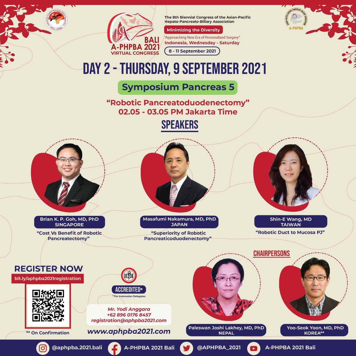The role of ‘Robotic’ in Pancreatoduodenectomy : 
- cost vs benefit
- superiority
- robotic duct to mucosa PJ

Join us! bit.ly/aphpba2021regi…

<a href="/PaleswanL/">Paleswan Joshi Lakhey</a> <a href="/AHPBA/">AHPBA</a> <a href="/IHPBA/">IHPBA</a> <a href="/EAHPBA/">E-AHPBA</a> <a href="/EUPancreas/">EU Pancreas</a> <a href="/EurPancClub/">EPC-Europ Pancr Club</a> <a href="/PancreasGroup/">PancreasGroup.org</a>