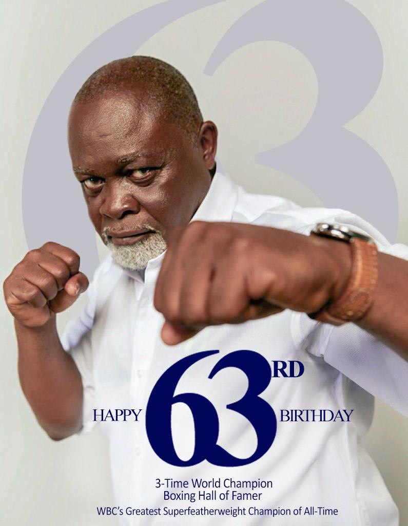 Happy 63rd Birthday to Azumah Nelson, legend, friend and inspiration! 