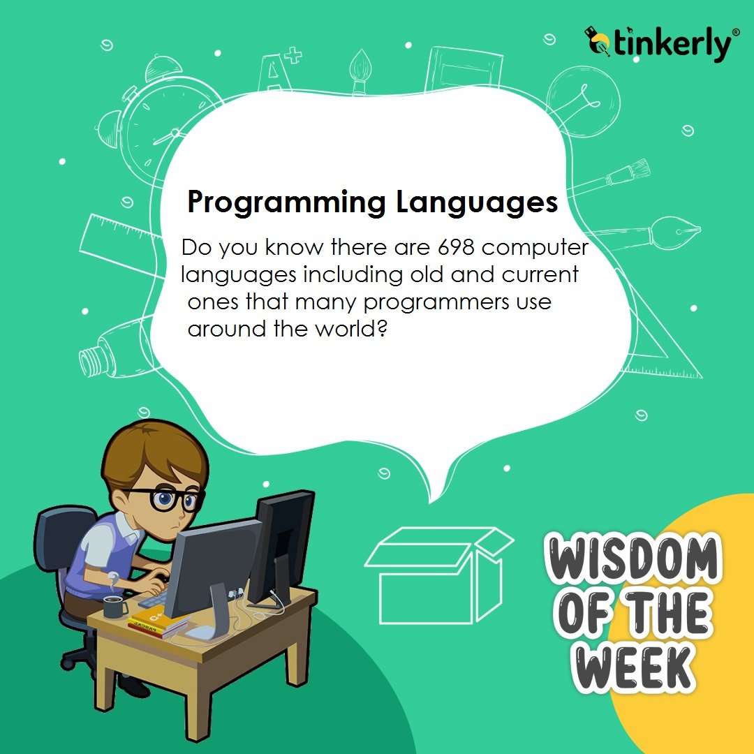 tinkerlygroup's tweet photo. #WisdomOfTheWeek
You will be surprised to know how many programming languages are used around the world.
.
.
.
Follow @tinkerlygroup to know more facts & knowledge.
.
.
.
#programming #coding #programmer #python #developer #technology #javascript #code #coder #java https://t.co/c77gjMBQ7K