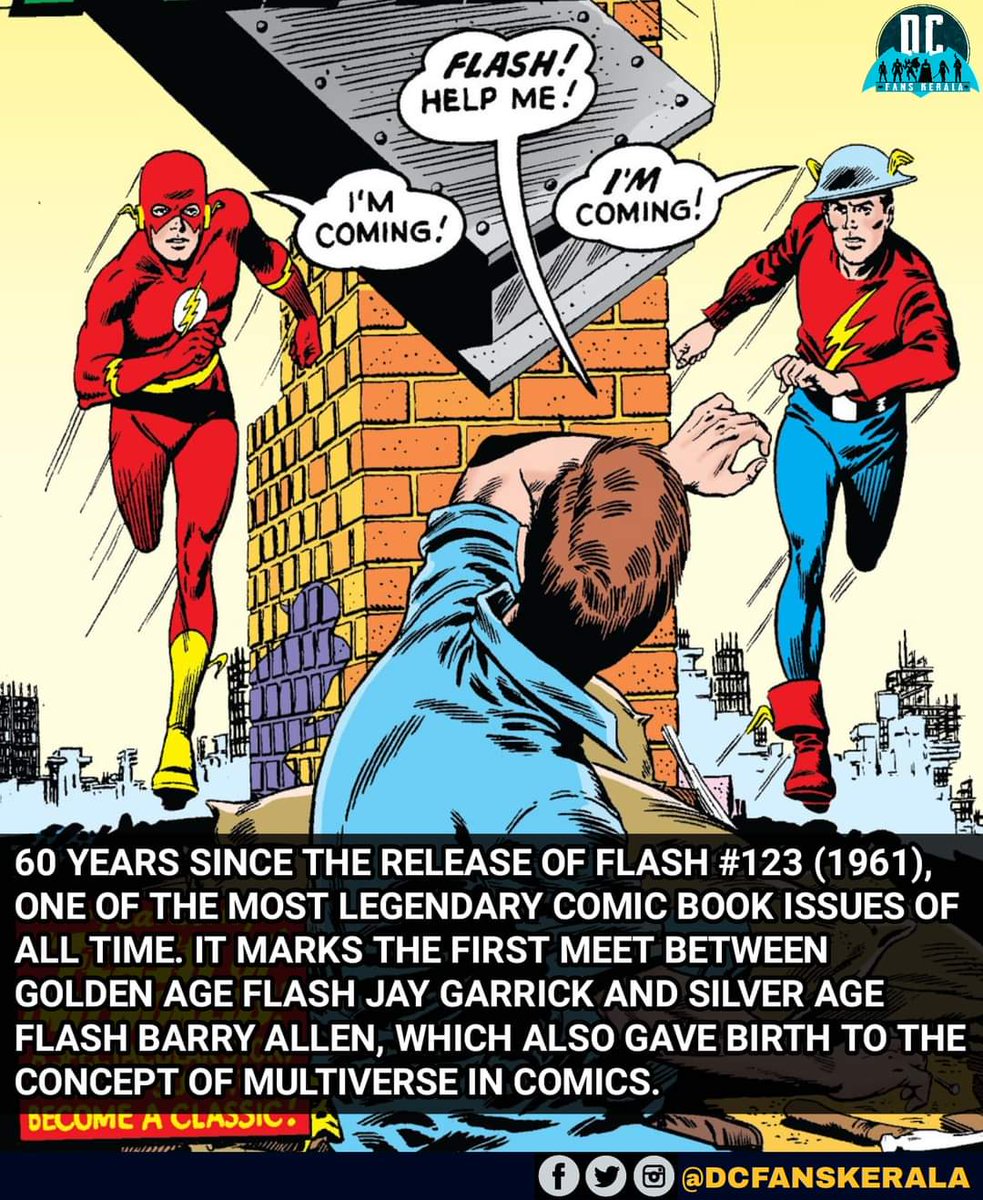 DcKerala's tweet photo. #60Years since the introduction of Multiverse in Comics.❤️⚡️
#TheFlash #TheFlashOfTwoWorlds #DCComics #DCMultiverse #DCEU #DCFansKerala https://t.co/mLSesvRE1X