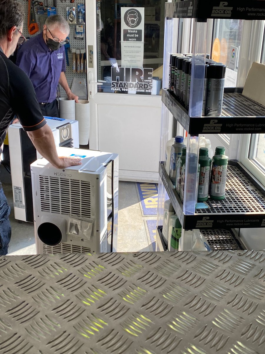 HireStandardsUK's tweet photo. ❄️First call this morning…..AIR CON HIRE…X2❄️

Phoned / ordered and collected all by 8:30am 🤣

Few still available….get yours now!! 
#airconditioning #heatwave #coolair #homeaircon #officeaircon #summerinfullswing  #wiltshour https://t.co/plLUtGIJ51