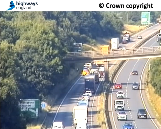 HighwaysEMIDS's tweet photo. โ INCIDENT โ The #A42 southbound #J13 (#A511 #Ashby #Burton #Coalville) to #J12 (#B4416 #Snarestone #Measham) 1 lane has been closed due to a broken down vehicle. Recovery & Traffic Officers are currently at the scene.
@ATCLeicester https://t.co/MRMK8XpjON