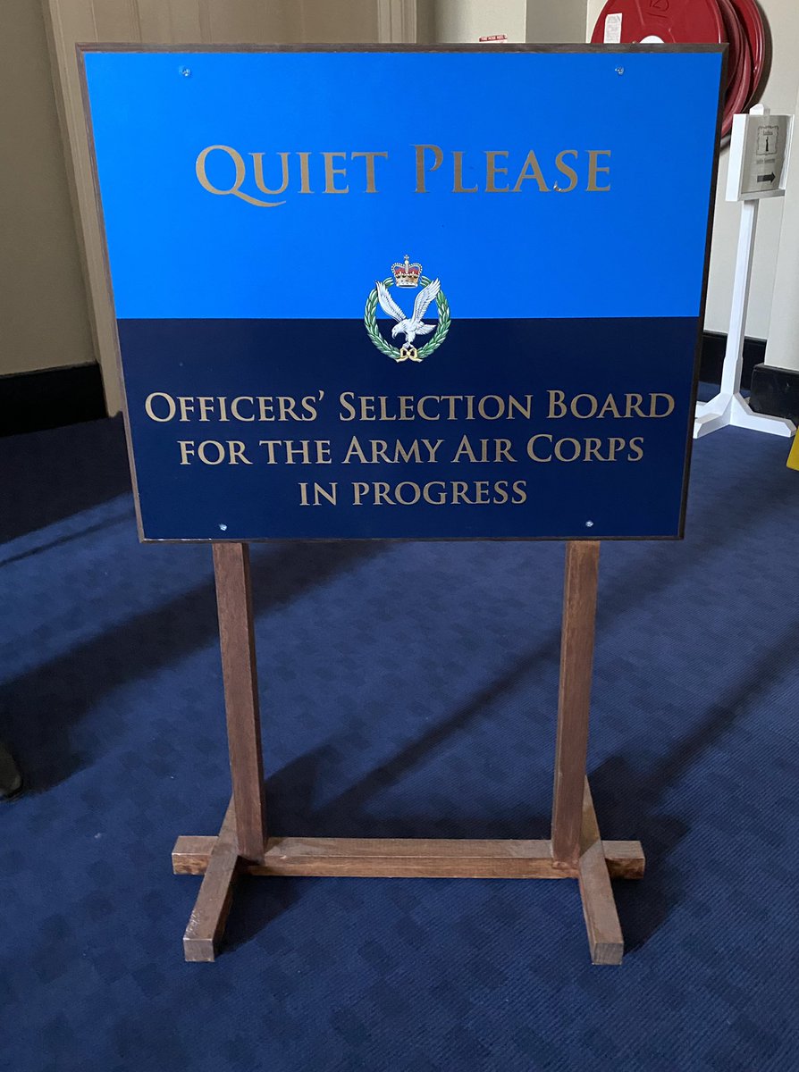 aacrecruiting's tweet photo. Regimental Selection Board day again @RMASandhurst for those seeking a commission in the @ArmyAirCorps as a Pilot or Aviation Support Officer. Good luck to all being interviewed. #FlyFightLead @TheAACRMAS https://t.co/xUrfl3sSLx
