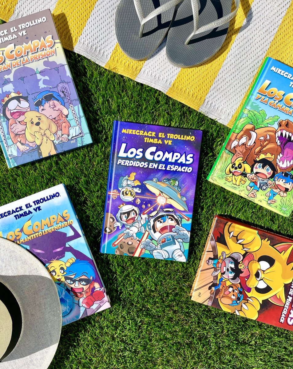 📚🧳 Cada vez va a ser más difícil cargar con toda la colección de #LosCompas para #leer durante las #vacaciones, pero ya sabéis que donde cabe uno…¡caben cinco! ✋🏻😜
¿Serías capaz de dejarte alguno atrás?