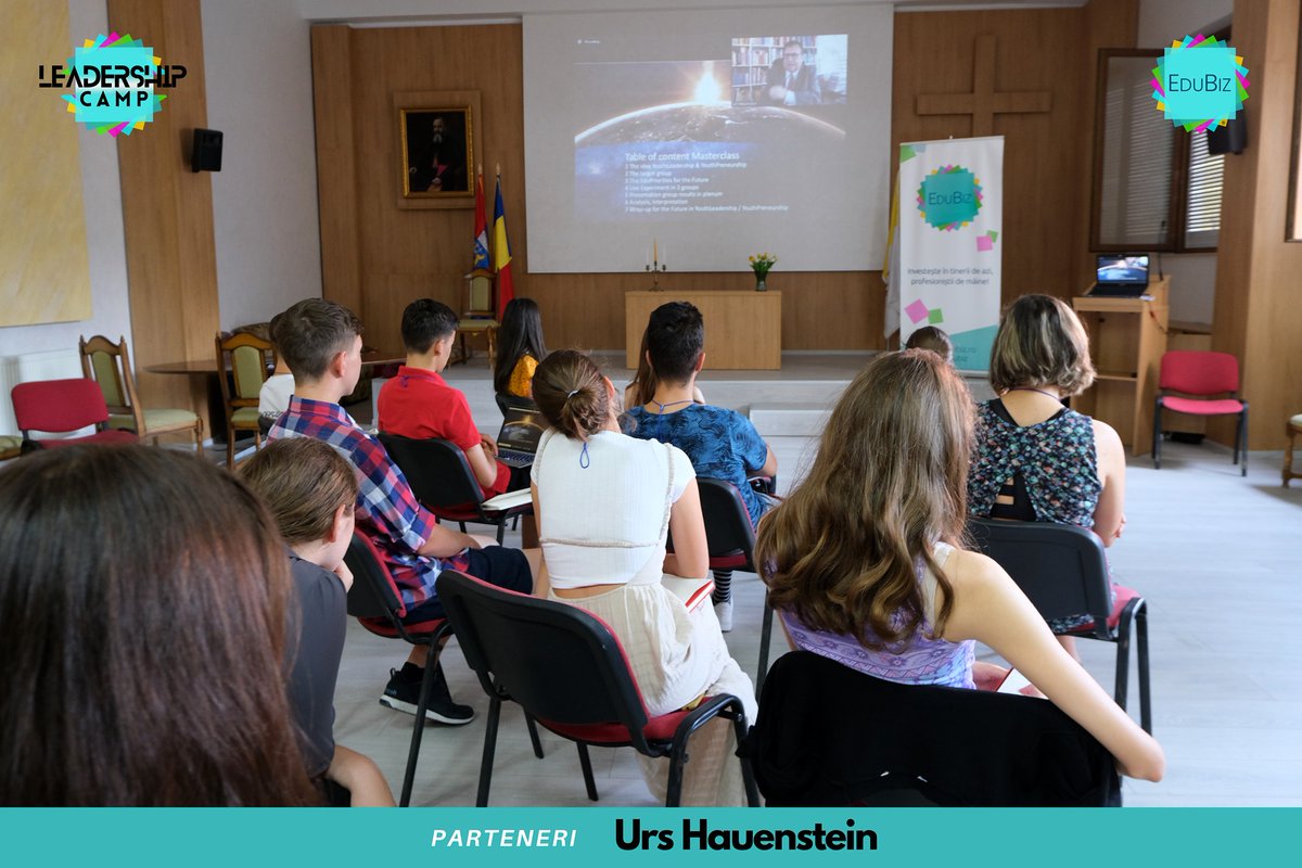 UrsHauenstein's tweet photo. Masterclass #Youth #YouthLeadership #YouthPreneurship
Leadership Academy #EduBiz Oradea RO
Dr Urs Hauenstein and Teodora Chifor CEO EduBiz (EduBiz model of youth leadership).
New photos from EduBiz to the event.
#UpReSkilling #Xpreneurship https://t.co/Fe4UUd7Lvm
