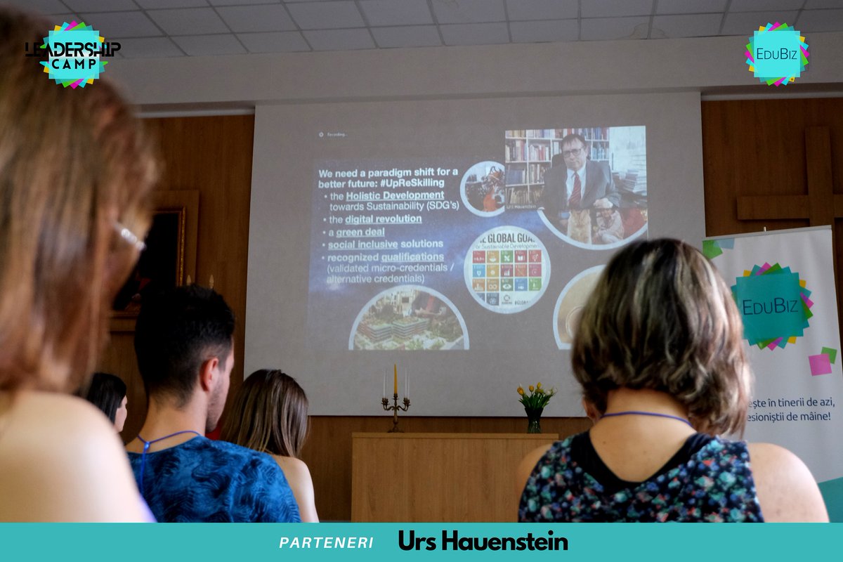 UrsHauenstein's tweet photo. Masterclass #Youth #YouthLeadership #YouthPreneurship
Leadership Academy #EduBiz Oradea RO
Dr Urs Hauenstein and Teodora Chifor CEO EduBiz (EduBiz model of youth leadership).
New photos from EduBiz to the event.
#UpReSkilling #Xpreneurship https://t.co/Fe4UUd7Lvm