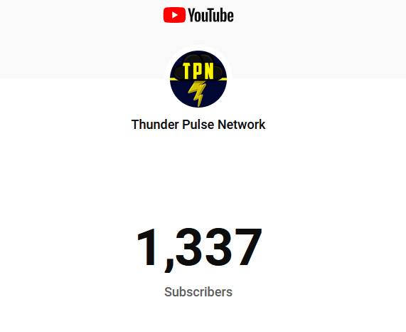 ThunderPulseNet's tweet image. Three months to the day since this tweet was made and look at where we are now. 😉