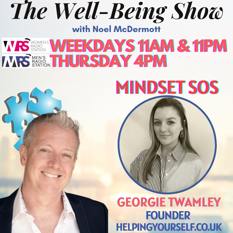 MensRadioStn's tweet photo. Tune into https://t.co/BNfZHXJ0ov to listen to “The Well-being Show with @NoelMcDermott " this Thursday at 4 pm. 
#radio #radioshow #talkradio #wellbeing #broadcasting #mentalhealth #health https://t.co/dwaUjPgmwV