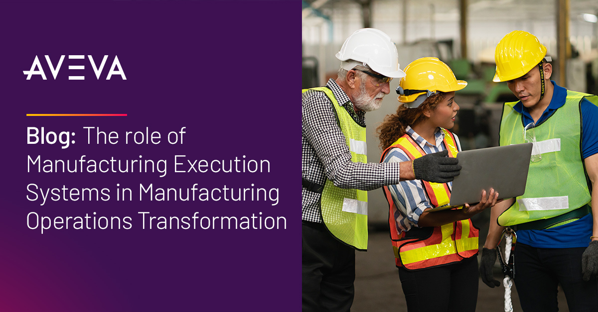 AVEVAGroup's tweet image. In this blog by Michael Schwarz, Portfolio Marketing Senior Manager at AVEVA, learn about the #digitaltwin of the manufacturing plant, &amp;amp; the central role of #manufacturingexecutionsystems in operations transformation as an enabler of the smart factory.

bit.ly/3zfNilB