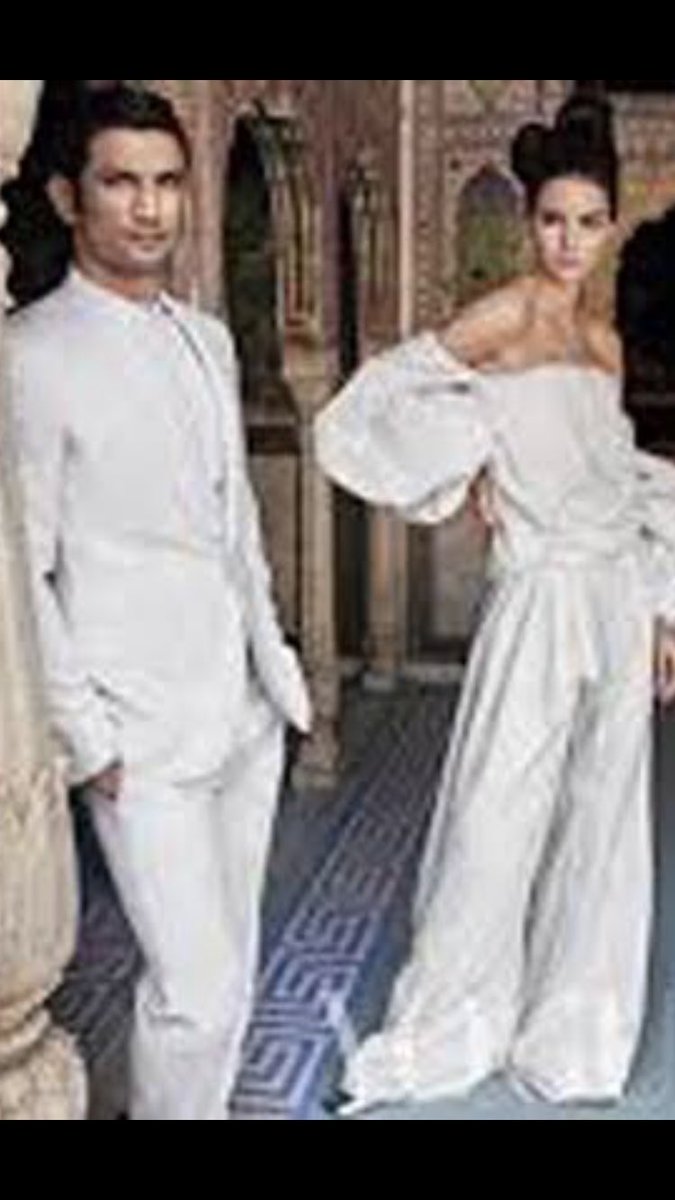 I am his sister and I vouch by the fact that sushant’s height is 183cm indeed. His height is crucial to the matrix of the Sushant’s death case. Here is a picture from @mariotestino photo shoot of Sushant with @KendallJenner for @voguemagazine Btw Kendall is on high heels👇