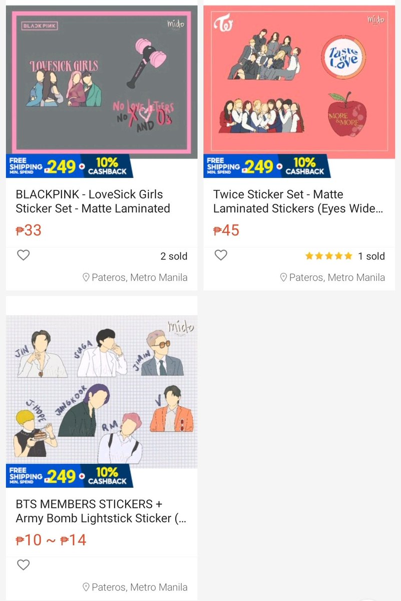 midoprints's tweet photo. Pls RT! 🥺 (WTS / LFB)

FREE SHIPPING AND CASHBACK! (Min. 
Spend 249php) 

Get your stickers now! 

ONLY ON SHOPEE! 💙 https://t.co/L7lK3zfz3r

#HospitalPlaylist2 #DAY6 #IZONE #TWICE #BLACKPINK #TaylorSwift #BTS https://t.co/VCe60WVJgb