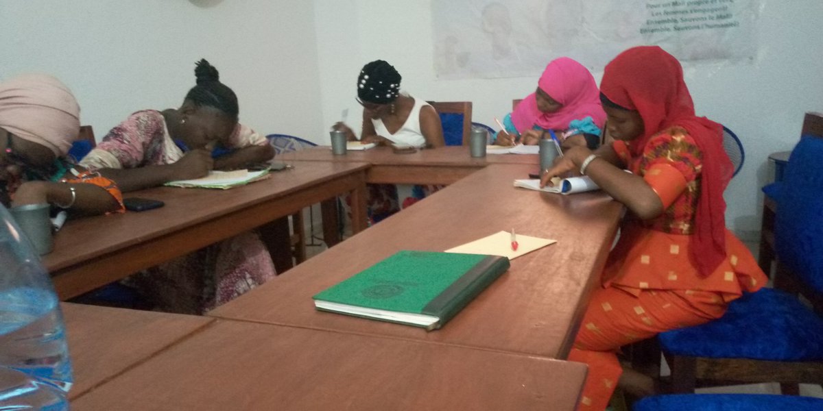 Le samedi 17 juillet , j'ai accepté de former et partager ma petite expérience avec d'autres femmes qui s'engagent désormais pour lutter contre la dégradation des écosystèmes. 
Thème était : "femmes et éducatrices, que pouvons-nous faire pour restaurer nos écosystèmes "#Mali