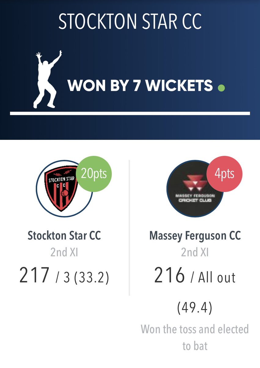 Massey Ferguson Cricket Club tweet media