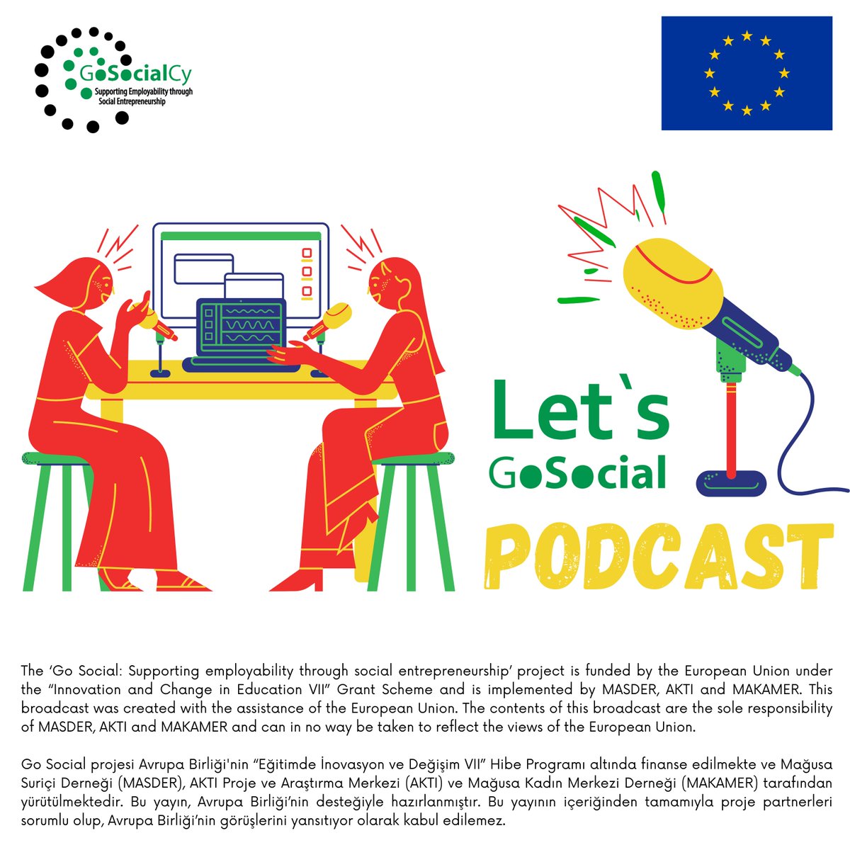 GoSocialCy's tweet image. [TR]Let's Go Social Podcast serimizi  İngilizce ve Türkçe olarak dinleyebilirsiniz. QR koduna tıklayın, arkanıza yaslanın ve keyfini çıkarın!
[ENG]Listen to our podcast Let's Go Social in English and Turkish. Just click on the QR code, sit back and enjoy!
linktr.ee/gosocialcyprus