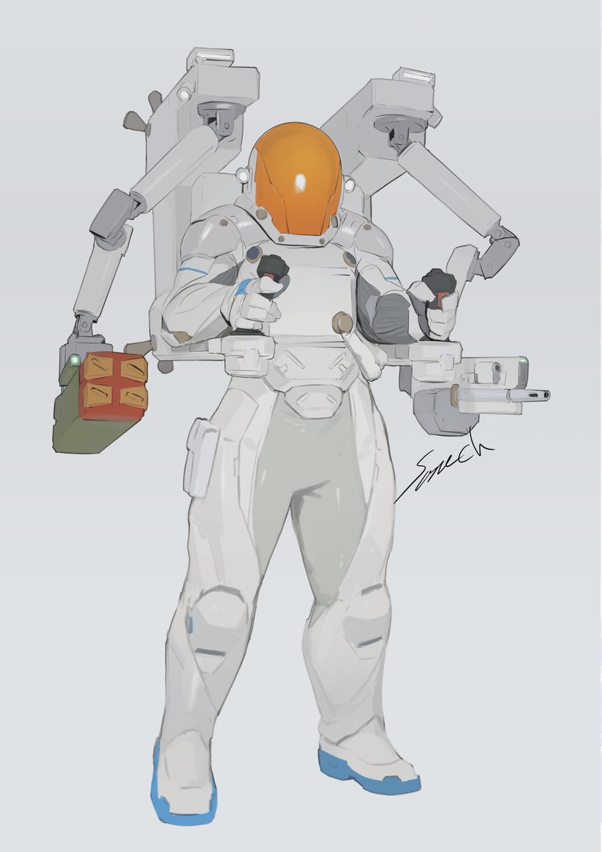 solo science fiction weapon holding gun white background robot  illustration images