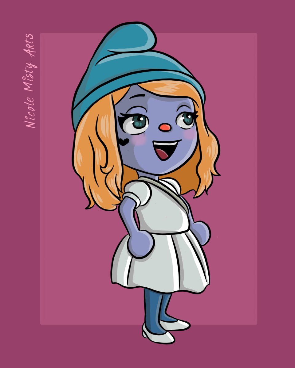 My animal crossing Smurf OC.  #AnimalCrossing #ACNH #NintendoSwitch