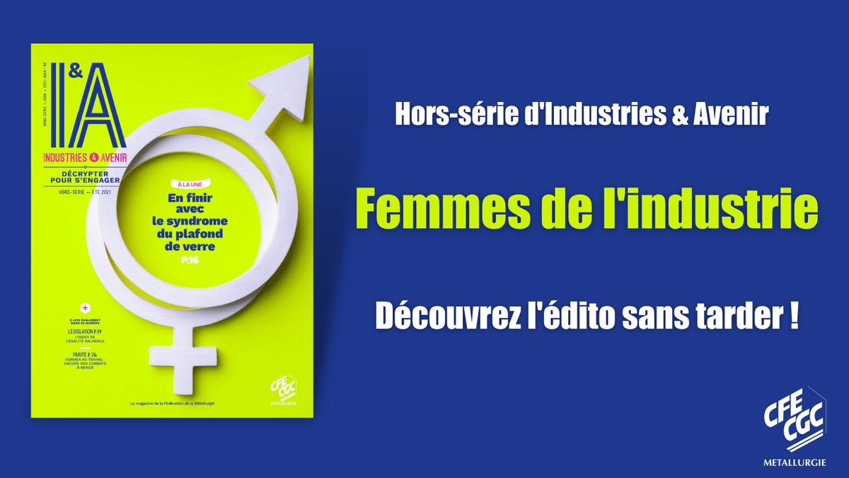 Metalcfecgc's tweet photo. #IndustriesetAvenir

💬 « La diversité, notamment de genre, est essentielle pour développer les compétences et l’esprit d’équipe. » Muriel Lenglin

Edito à lire ici ➡️https://t.co/Pesolpsnos 

#industrie #diversité #égalité @gabfd @cthieffinne @christelle901 @doochichile https://t.co/ZvMoWzsysB
