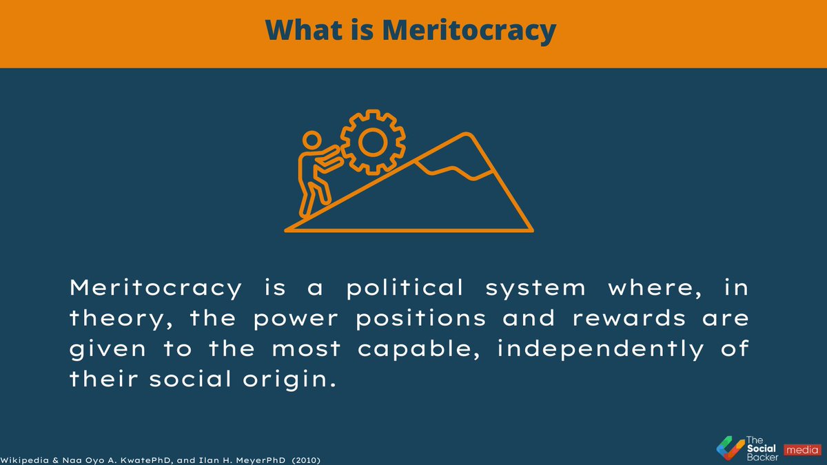SocialBacker's tweet photo. #Successful people often say that they have achieved their goals thanks to their "#hardwork" and a society based on "meritocracy". However, is this true? Or did they received more help than they admit? Join us this week while we explore the topic of #Meritocracy!

#eattherich https://t.co/iH4StMeLn7
