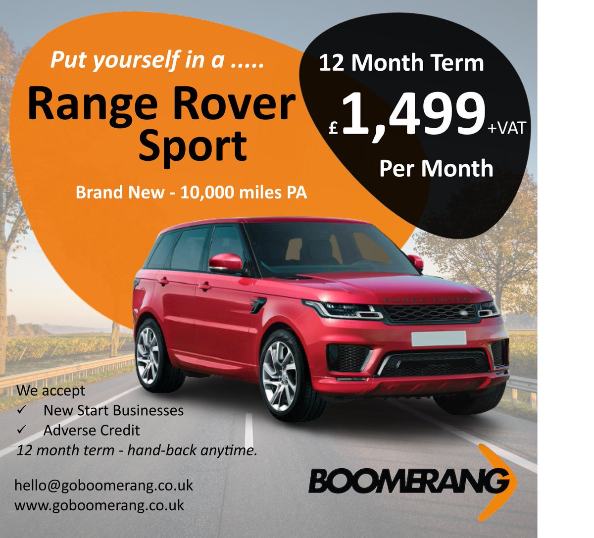 BoomerangShrews's tweet photo. Want a new car but can't afford to buy one? Check out our latest brand new cars available now!

Interested? Call to discuss your options on 01743 649888 or email sales@goboomerang.co.uk

#rangerover #kia #Toyota #shrewsbury #shropshire #supportlocalbusinesses  #newcars https://t.co/Ge2QobPn7x