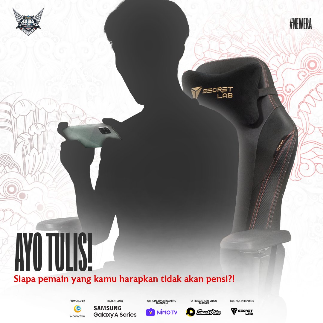 mplidofficial's tweet photo. MPL ID S8 sudah dekat ๐ฅณ
Namun banyak kabar, akan banyak sekali pemain yang rehat/pensiun di MPL ID S8 nanti ๐
Kamu berharap, siapa yang gak akan pensi/rehat nih?
#NewEra #MLBB #MobileLegends #MLBBEsports #MobileEsports #MPLIDS8 #MPLID #AWESOMELIVE #NimoTV #MPLOnSnackVideo https://t.co/0Gl7s4vCTS