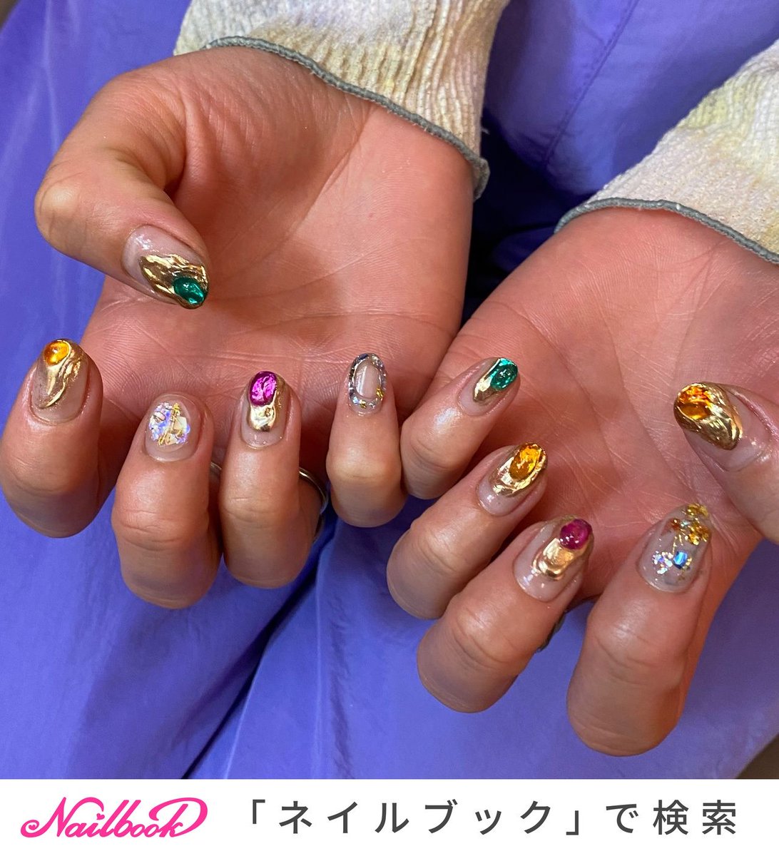 宝石箱ネイル Traola Twitterren