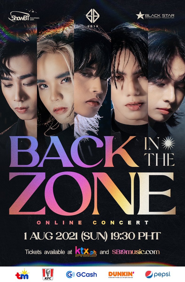 SB19Official's tweet photo. [Notice] SB19: Back In The Zone Online Concert 

🌏 1 AUG 2021 (Sun) 19:30 PHT
🌏 Live via https://t.co/aGbAGFbyMZ

Get your tickets HERE:
🎟 VVIP (Sold Out)
🎟 VIP (Sold Out)
🎟 GA - P1,000

Tickets available at https://t.co/iKcdavGIrP and https://t.co/3MlvlC7smY https://t.co/l0JEa34i4J