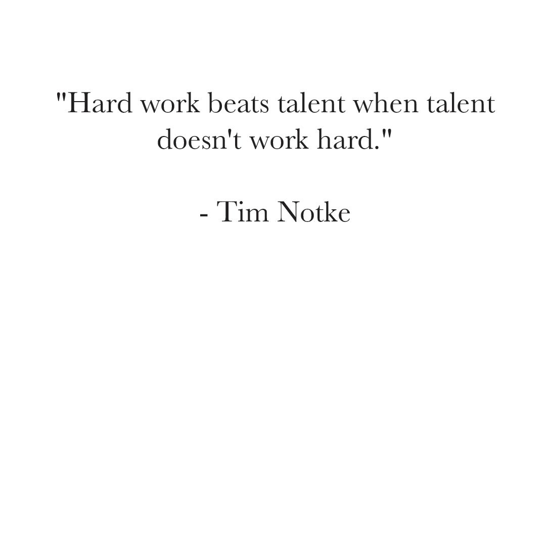 fayaz_king's tweet photo. "Hard work beats talent when talent doesn't work hard." - Tim Notke #MondayMotivation https://t.co/OXfXo8q59t