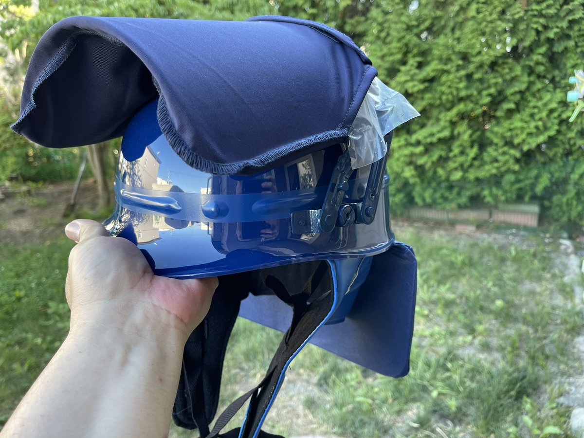 SB-8ヘルメット 警察ヘルメット 防風面 コレクション 武具 ...