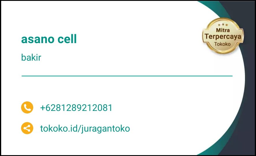 raindat_'s tweet image. Beli di asano cell mudah &amp;amp; aman melalui Tokoko
👇
tokoko.id/juragantoko