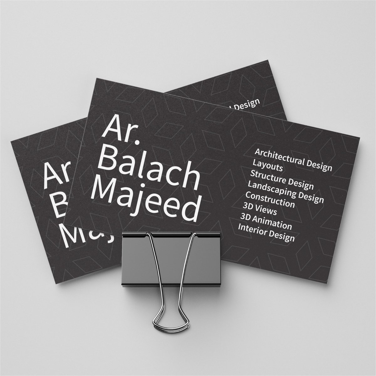 studio3dotnet's tweet photo. A #business #card was designed for #Architect Balach Majeed, based in a very remote area of #Turbat, #Balochistan, #Pakistan.
-
Designed by: @Aamir_rizvi
-
#printdesign #designindex #editor #designforbusiness #construction #interiordesign #animation #quetta #studio3dotnet https://t.co/C8UeG1jWA2