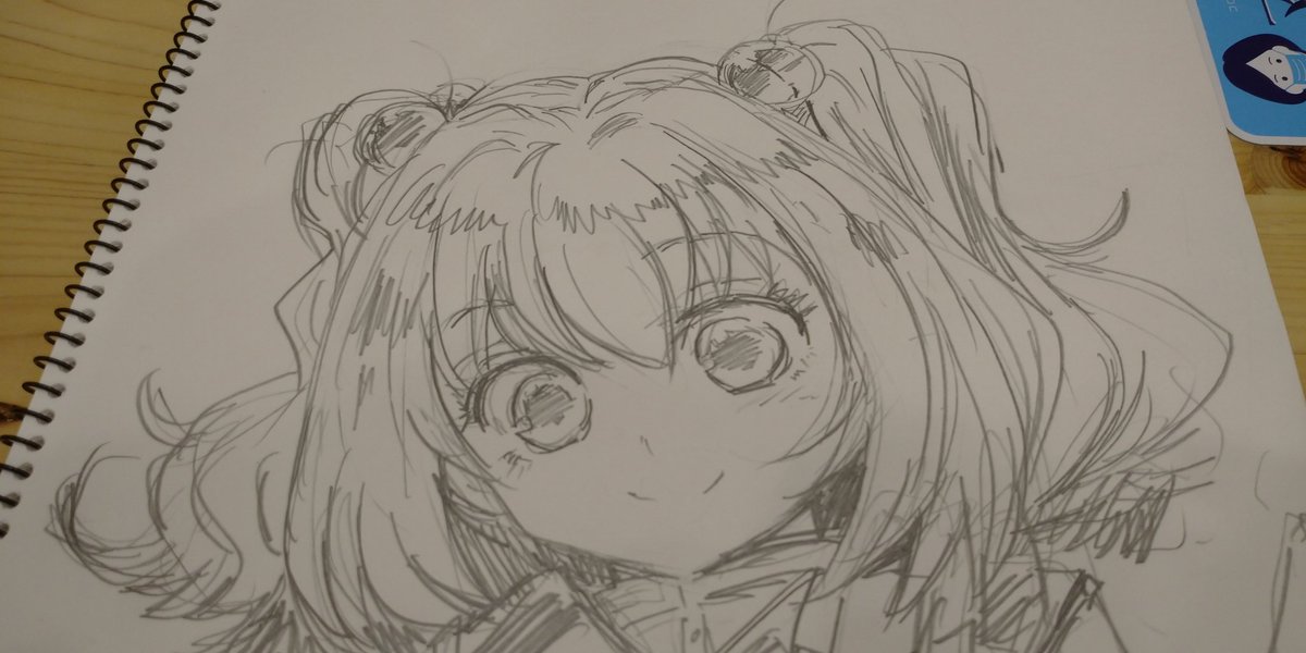 先日の名華祭にて描いて頂いた煎兵衛さん、Janさんの小鈴ちゃん 可愛い 