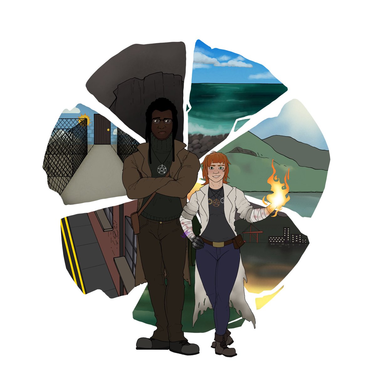 GH0STEATER_'s tweet photo. i feel i ought to plug this, seeing as i did artwork for ‘path of the mage’ - Inevitable, originally written for 6kcon, by a whole lotta people. https://t.co/MIUvj8cWK6 https://t.co/WDYlI0FQJf