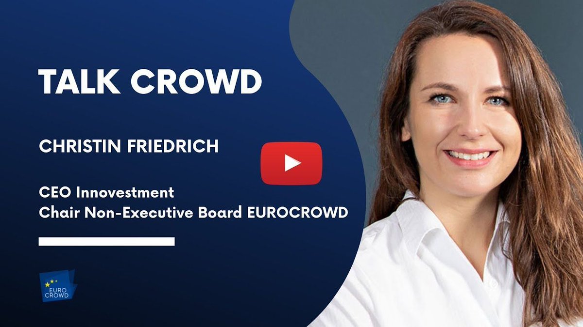 eurocrowd's tweet photo. 👂 👀 Want to hear what some of the most important actors in the European #crowdfunding field have to say on their beginnings, future market trends and more? Then check out our new series #TalkCrowd 👉 In ep. 1 we talked to @Crisdinn, CEO of @Innovestment: https://t.co/1KGrKvshwp https://t.co/JnG5ENTR0e
