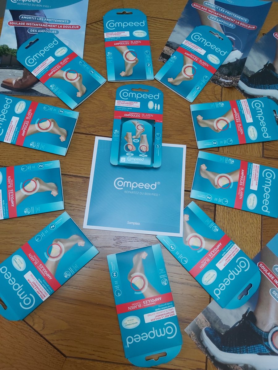 Le soleil est revenu.
Les longues promenades vont pouvoir reprendre.
Ça tombe bien je viens de recevoir mon kit de pansements Compeed 
#compeed 
#repartezdubonpied 
<a href="/compeed/">compeed</a>
Merci <a href="/sampleo/">Sampleo</a>
