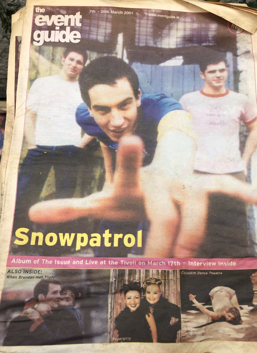 daveGildedALM's tweet photo. Storage wars.
A bunch of old #EventGuides not going to make it any further but this was @snowpatrol’s and @garysnowpatrol’s first ever magazine cover (as far as I recall) followed by #TheReindeerSection https://t.co/xqWZWzVyaW