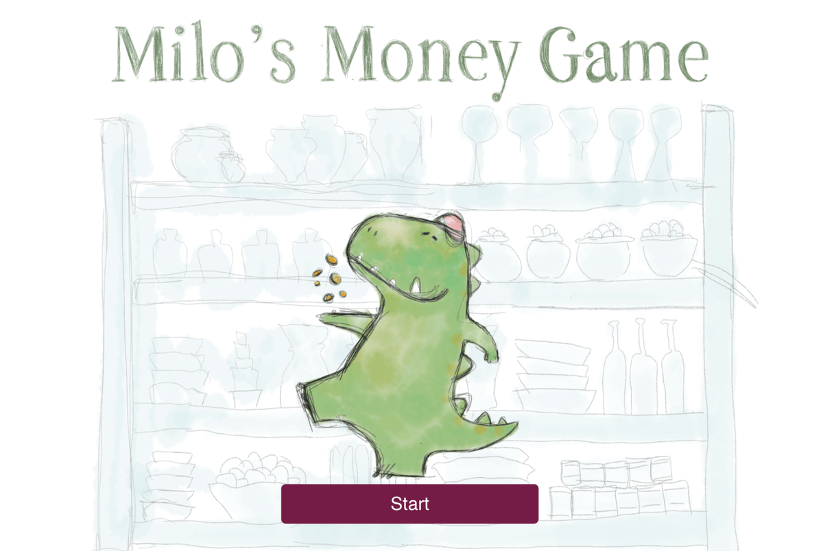 CuriousBirdAB's tweet image. Do you like adorable, grocery-shopping dinosaurs who help kids ages 5 – 7 develop #financialeducation skills? Consider voting for Milo’s Money Game, a recent @CuriousBirdAB collaboration with @justfinancefdn, as people&apos;s choice in the GEE! Awards. (Links below!) #games4learning