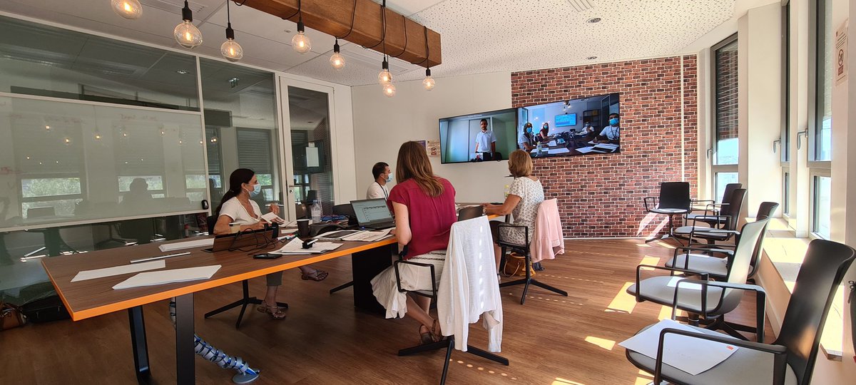 Dernier étape de ce projet #BTSW <a href="/orange/">Orange</a> : la validation ! Nos 4 premiers techniciens sont aujourd'hui devant le groupe de validation, en présentiel ou en visio, afin de démontrer leur expertise technique et relationnelle. Merci à <a href="/erwan3544/">erwan launay</a> pour le lancement de cette journée !