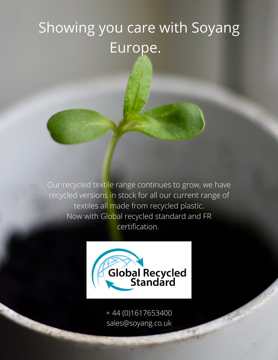 Check out our range of recycled textiles, ask us for A4 samples or specification sheets.

#textileindustry #largeformatprinting #sustainability #printing