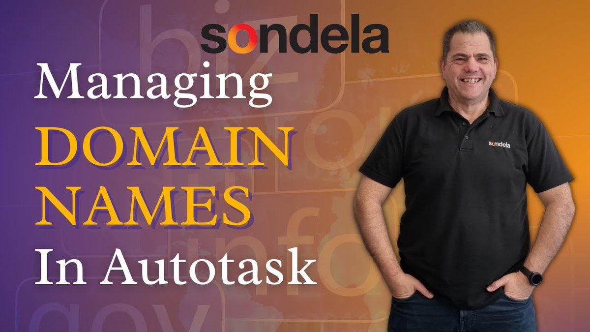 Find out how to easily track Domains and SSL Certificates in Autotask - watch my video on Youtube:  buff.ly/3kh7KhR
#msp #managedservices #managedserviceprovider #psatool #domains #sslcertificates #youtube