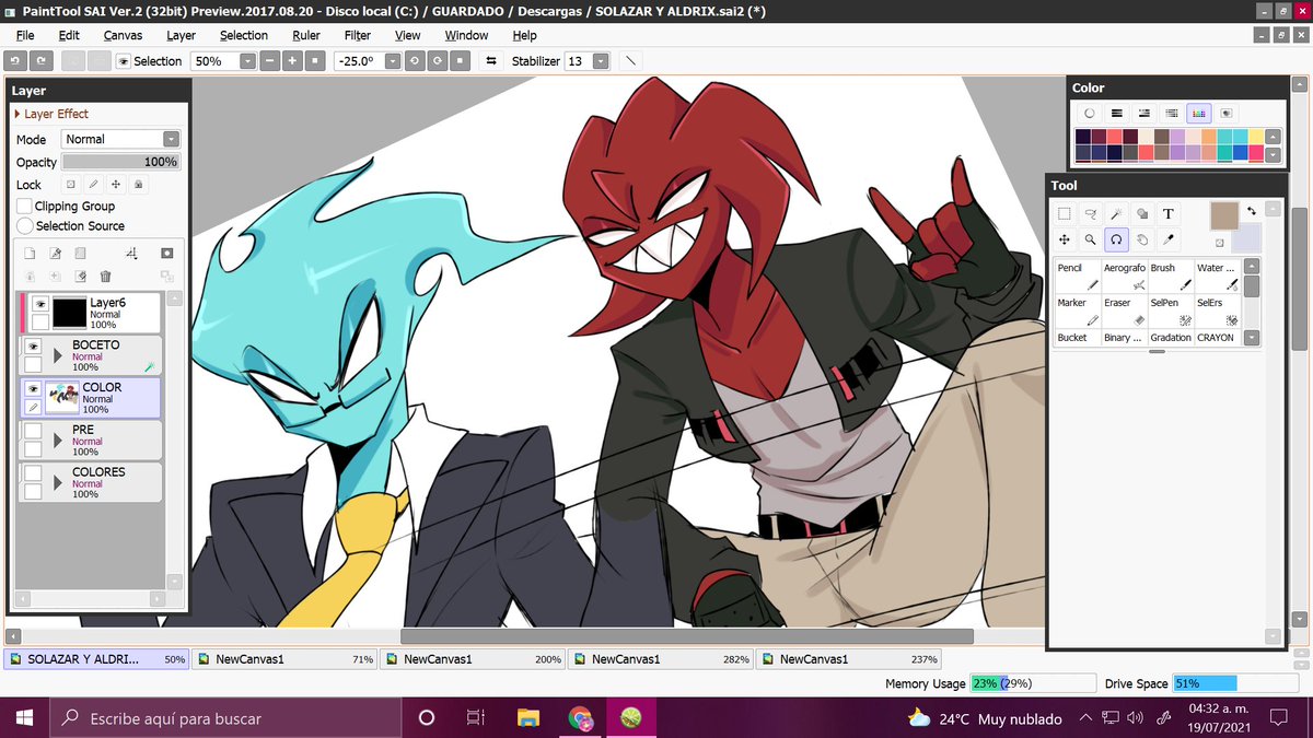 AlukaRein's tweet photo. - WIP del dibujito que hare de Solazar y Aldrix en el directo de este Jueves 22 de Julio ya con el diseño final confirmado de Aldrix me puse manos a la obra haha espero les guste 💖
#FNFENTITY #aldrix #FNFALDRIX #fnfsolazar #Solazar #fridaynightfunkinfanart https://t.co/1Xa3TEZLJB